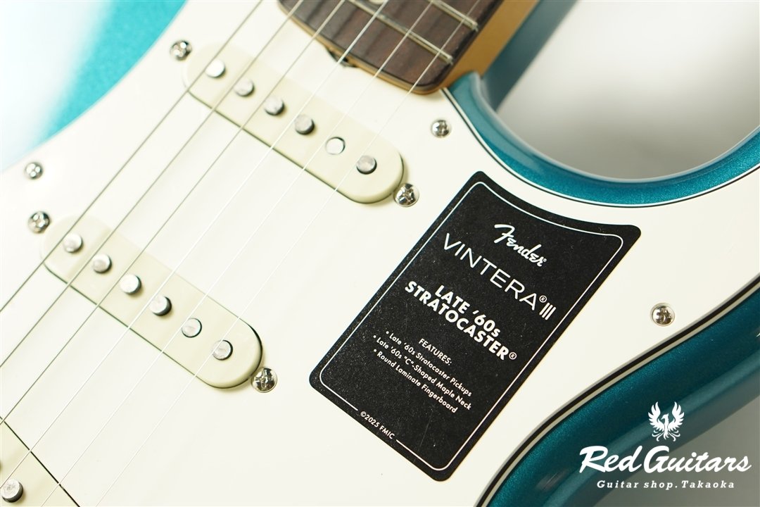Vintera III Late 60s Stratocaster - Ocean Turquoise